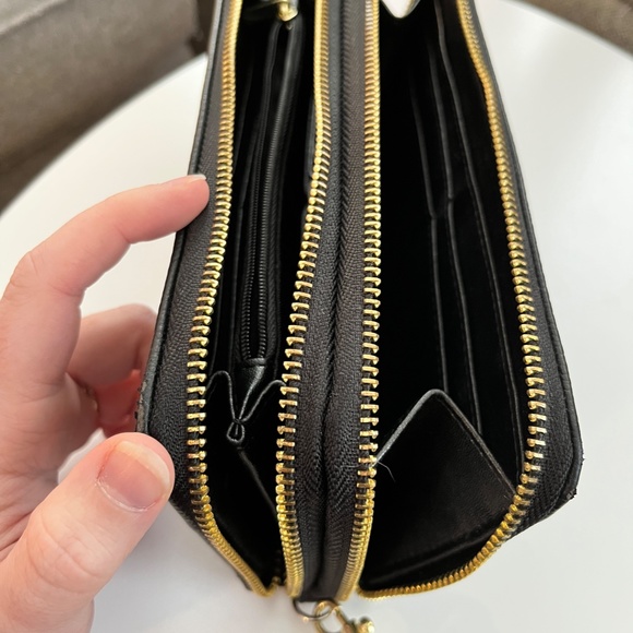 A New Day Brand Black Double-Zip Wallet - Picture 2 of 6